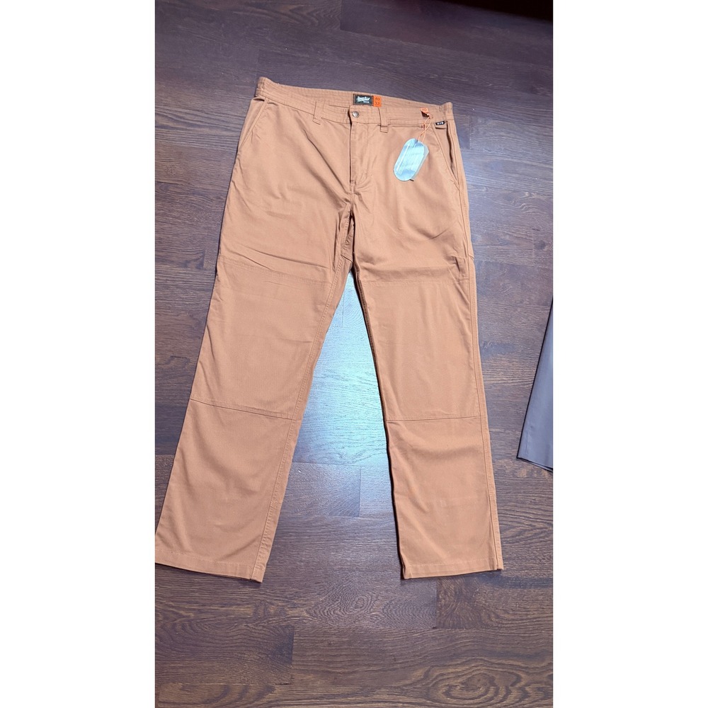 Howler Brothers Mens ATX Work Pants40x32 Duck Brown Cordura Reinforced Knee 1407